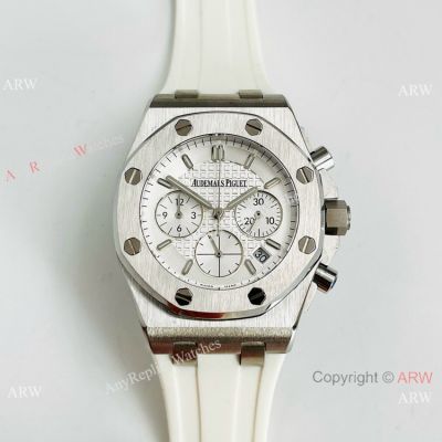 Knockoff Audemars Piguet Lady-Royal Oak Offshore Watch White Dial